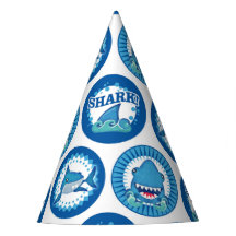 Blue Shark Pattern - Kute Boys Shark Attack