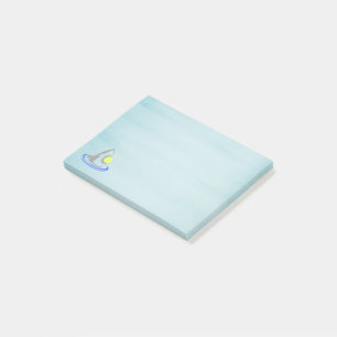 Blue Shark Tennis Ball Attack Post-it® Notes