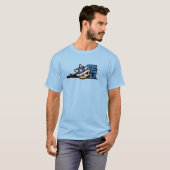 Blue Shell de 1% T-shirt (Voorkant volledig)