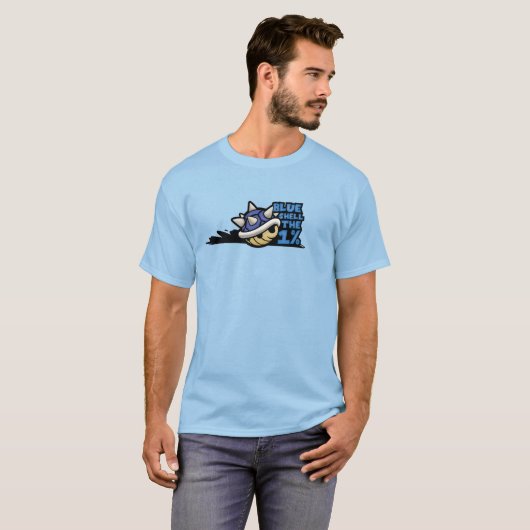 Blue Shell de 1% T-shirt (Voorkant volledig)