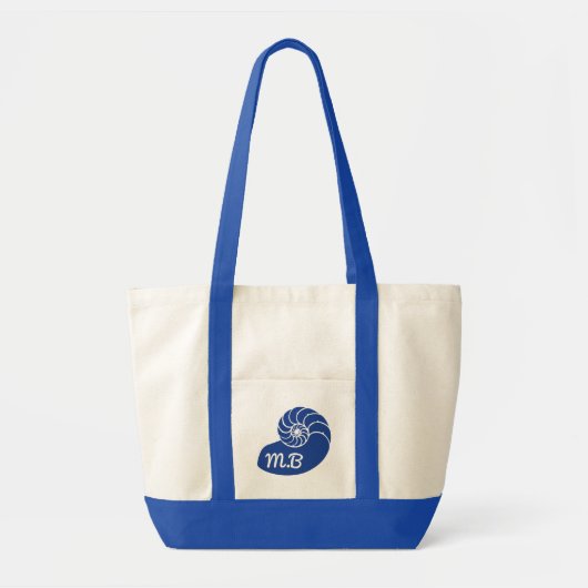 Blue Shell op maat Tote Bag (Voorkant)