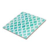 Blue Shell Pattern Tegeltje (Zijkant)