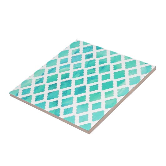 Blue Shell Pattern Tegeltje (Zijkant)