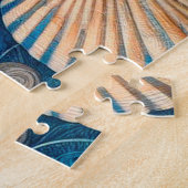 Blue Shells Beach Batik Starfish Sand Dollar Legpuzzel (Zijkant)
