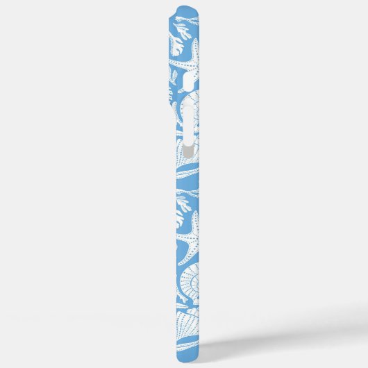 Blue Shells Personalized Case-Mate iPhone Case (Achterkant / Links)