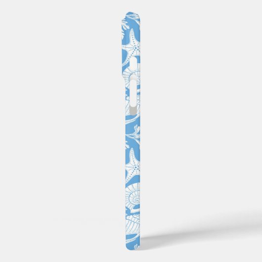 Blue Shells Personalized Case-Mate iPhone Case (Achterkant / Links)
