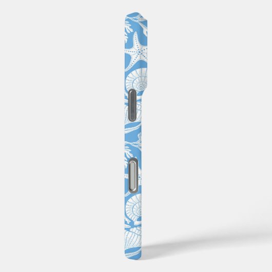 Blue Shells Personalized Case-Mate iPhone Case (Achterkant / Rechts)