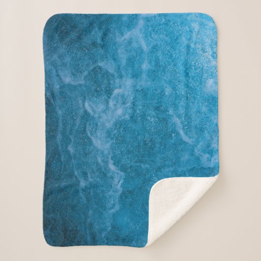 Blue Sherpa Deken (Voorkant)