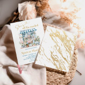 Blue She's Off The Market Uitnodiging voor bruidsd