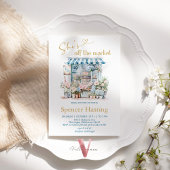 Blue She's Off The Market Uitnodiging voor bruidsd