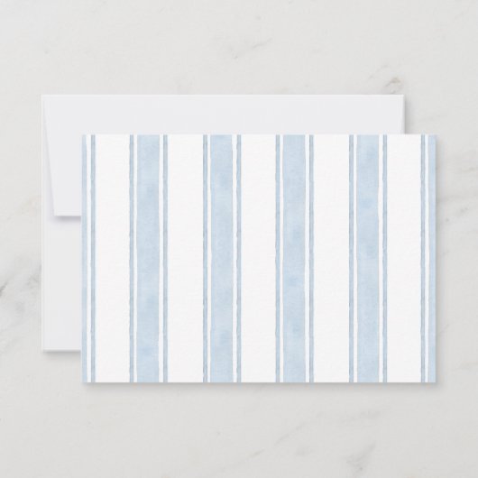 Blue She's Off the Market Vrijgezellenfeest Bedankkaart (Achterkant)