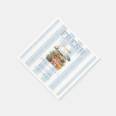 Blue She's Off the Market Vrijgezellenfeest Servet (Hoek)