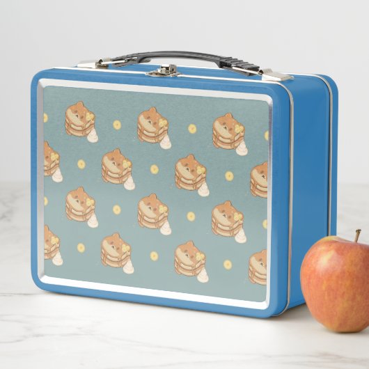Blue Shiba Inu Lunchbox Schattigee Puppy Bento (In situ)