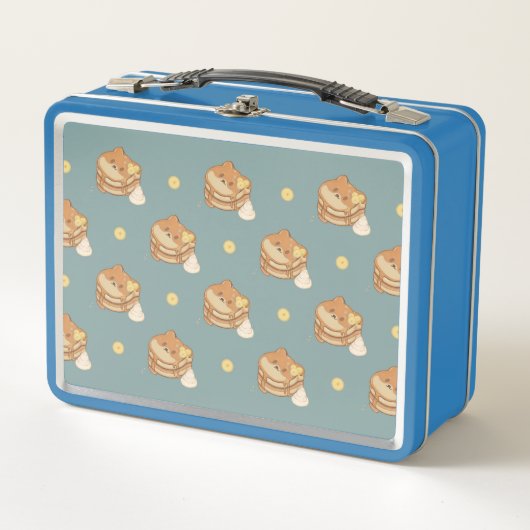 Blue Shiba Inu Lunchbox Schattigee Puppy Bento (Voorkant)
