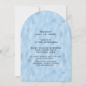 Blue Shimmer Garden Door Daisy Kaart (Achterkant)