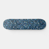 Blue Shimmer Persoonlijk Skateboard (Horizontaal)