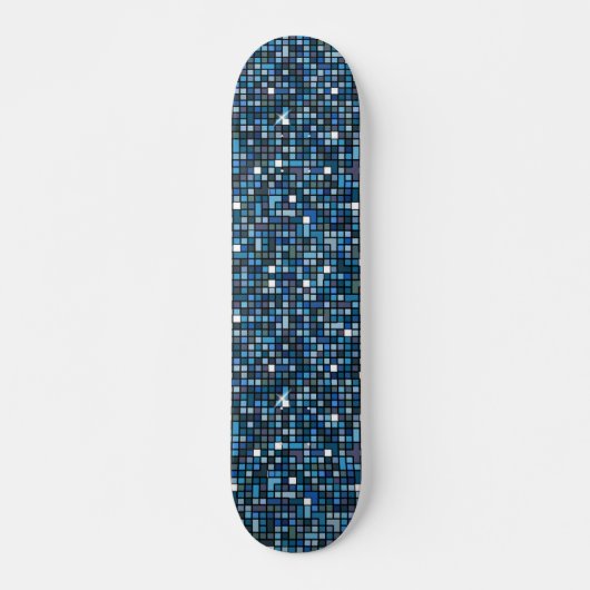 Blue Shimmer Persoonlijk Skateboard (Voorkant)