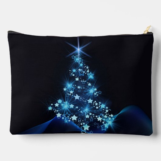 Blue Shine of Stars op de kerstboom Etui (Achterkant)