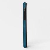 Blue Shiny Stainless Steel Metal Case-Mate iPhone Case (Achterkant/links)