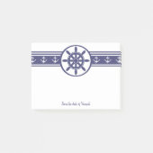 Blue Ships Wheel Persoonlijke notities Post-it® Notes (Voorkant)