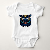 Blue Shisa Romper (Voorkant)