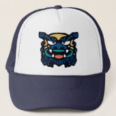 Blue Shisa Trucker Pet (Voorkant)