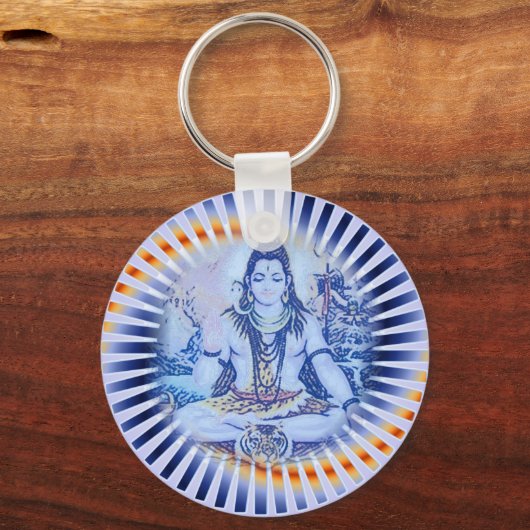 Blue Shiva Sleutelhanger (Voorkant)