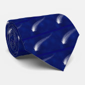 Blue Shooting Star Stropdas #1 (Opgerold)