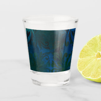 blue shot glas