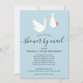 Blue Shower by Mail Long Distance Sprinkle Kaart (Voorkant)