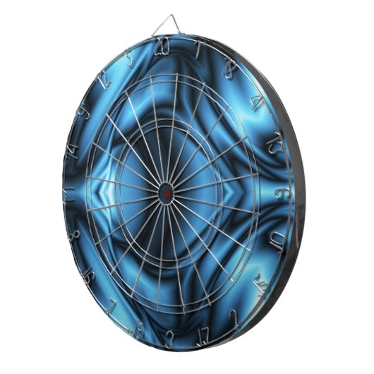 Blue Silk wave Dartbord (Voorkant Rechts)
