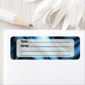 Blue Silk wave Etiket (Insitu)