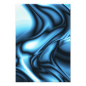 Blue Silk wave Foto Afdruk (Voorkant)