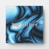 Blue Silk wave Fotoplaat (Voorkant)