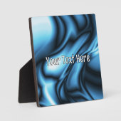Blue Silk wave Fotoplaat (Voorkant)