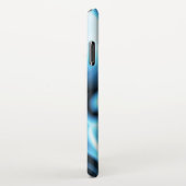 Blue Silk wave iPhone Hoesje (Rechterkant)