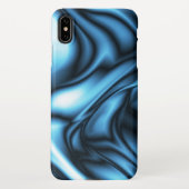 Blue Silk wave iPhone Hoesje (Achterkant)