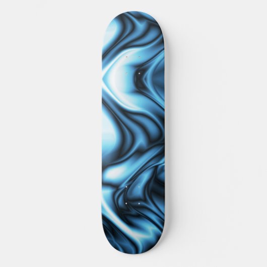 Blue Silk wave Persoonlijk Skateboard (Voorkant)