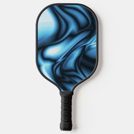 Blue Silk wave Pickleball Paddle (Achterkant)