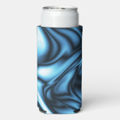 Blue Silk wave Seltzer Blikjeskoeler (Seltzer Achterkant)