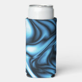 Blue Silk wave Seltzer Blikjeskoeler (Seltzer Voorkant)