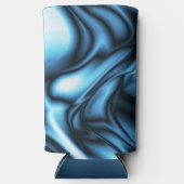 Blue Silk wave Seltzer Blikjeskoeler (Voorkant)