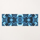 Blue Silk wave Yogamat (Voorkant (horizontaal))