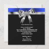 Blue Silver Bow 30th Black White Jewel 2 Kaart (Achterkant)