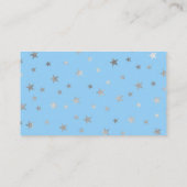 Blue Silver Boy Twinkle Star luier loterij tickets Informatiekaartje (Achterkant)