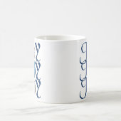 Blue Silver Christmas Joy Mok (Center)