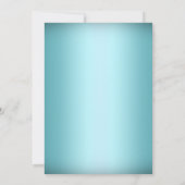 Blue Silver Crystal Snowflake Baptism/Christening Kaart (Achterkant)