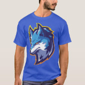 Blue silver fox t-shirt (Voorkant)
