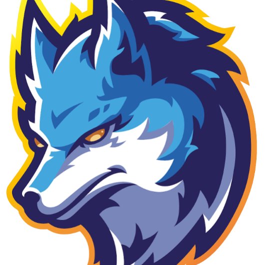 Blue silver fox t-shirt