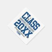 Blue|Silver Graduing Class Year Servet (Hoek)